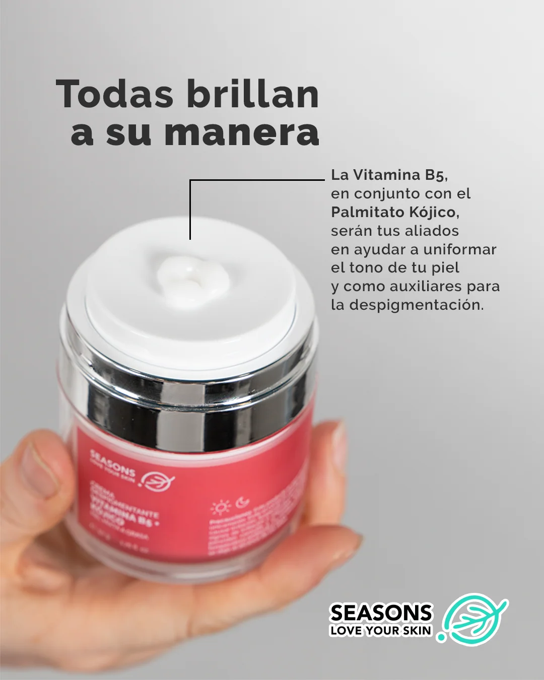 Crema Despigmentante Vitamina B5 + Kójico